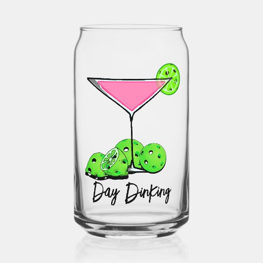Pickleball Cosmo Cocktail Day Dinking ガラス缶 (正面)