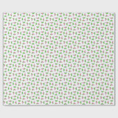 Pickleball Cosmo Cocktail Dinks & Drinks White ラッピングペーパー (フラット)