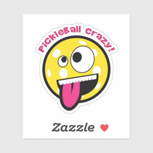 Pickleball Crazy シール (シート)