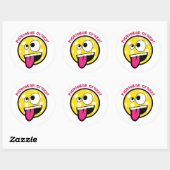 Pickleball Crazy ラウンドシール (シート)