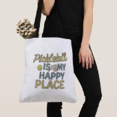 Pickleball Crew Tote Bag – Pickleball Player Shoul トートバッグ (クローズアップ)