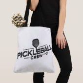 Pickleball Crew Tote Bag – Pickleball Player Shoul トートバッグ (クローズアップ)