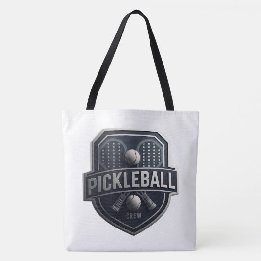 Pickleball Crew Tote Bag – Pickleball Player Shoul トートバッグ (正面)