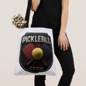 Pickleball Crew Tote Bag – Pickleball Player Shoul トートバッグ (クローズアップ)