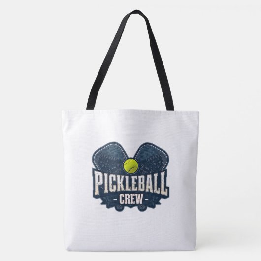 Pickleball Crew Tote Bag – Pickleball Player Shoul トートバッグ (正面)