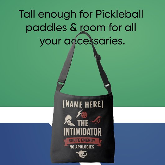 Pickleball Crossbody Bag Featuring Intimidator クロスボディバッグ