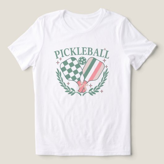 Pickleball Crossed Paddles トライブレンドＴシャツ (デザイン正面)