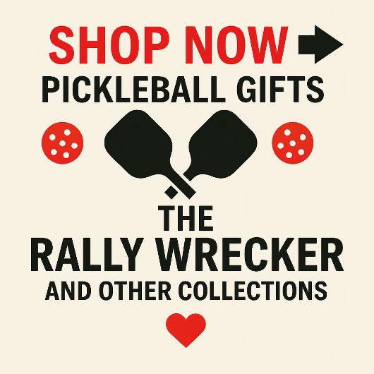 Pickleball Custom Name THE RALLY WRECKER Button 缶バッジ