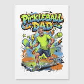 Pickleball Dad Graffiti Paddle Sport Art (正面)