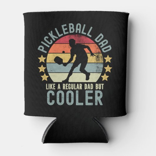 Pickleball Dad Like a Regular Dad But Cooler 缶クーラー (正面)