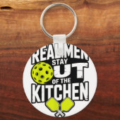 Pickleball design for men boys pickle ball キーホルダー (正面)