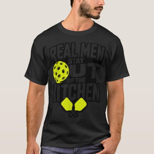 Pickleball design for men boys pickle ball tシャツ (正面)