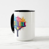 Pickleball design was created for this cup. マグカップ (正面左)
