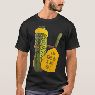 Pickleball Dill Pickle With Paddle Funny Sweatband Tシャツ