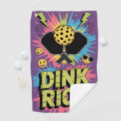 Pickleball Dink Riot Funny Urban Splash ゴルフタオル (インサイチュ)