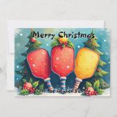 Pickleball🎅 Dink the Halls シーズンカード (正面)