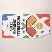 Pickleball Dinkers Club Paddle Graphic Sports バスタオル (バスタオル)