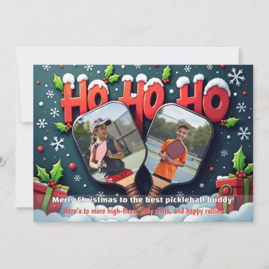 Pickleball Dinkin’ Through the Snow シーズンカード (正面)