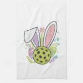 Pickleball Easter T-Shirt キッチンタオル (縦)