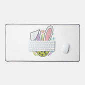 Pickleball Easter T-Shirt デスクマット (キーボード&マウス)