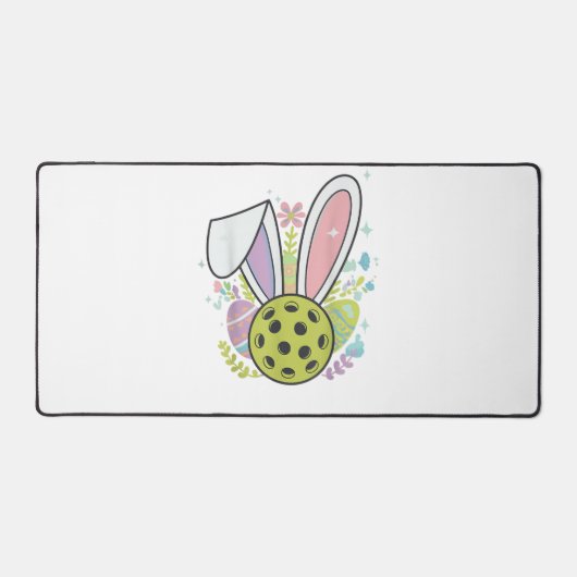 Pickleball Easter T-Shirt デスクマット (正面)