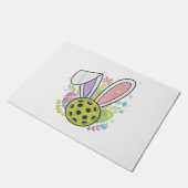 Pickleball Easter T-Shirt ドアマット (アングル)