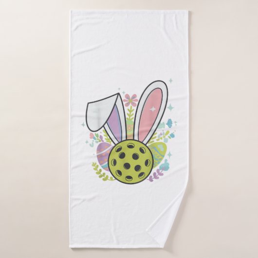 Pickleball Easter T-Shirt バスタオル (バスタオル)
