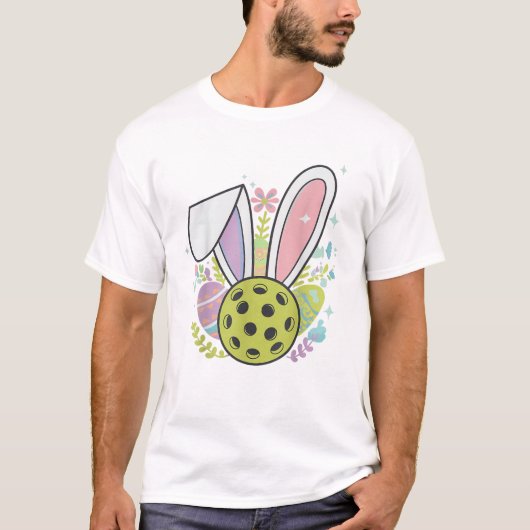 Pickleball Easter T-Shirt Tシャツ (正面)