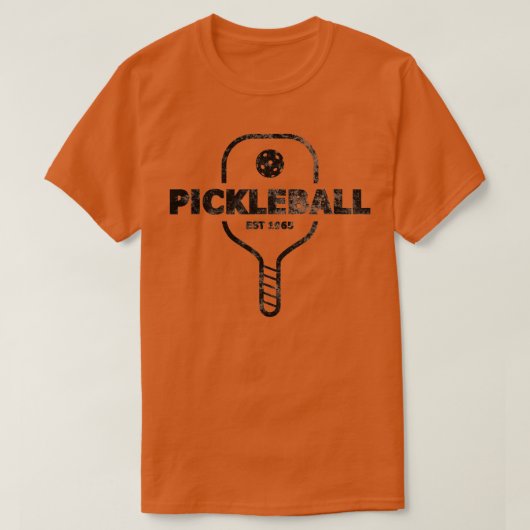 PickleBall Est 1965ヴィンテージ 動揺して Tシャツ (デザイン正面)