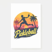 Pickleball Forever Sunset  ポストイット (正面)