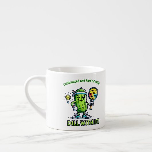 Pickleball Funny Coffee Mug Drinkware Kitchen エスプレッソカップ (左)