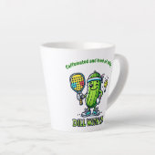 Pickleball Funny Coffee Mug Drinkware Kitchen カフェラテマグ (右アングル)