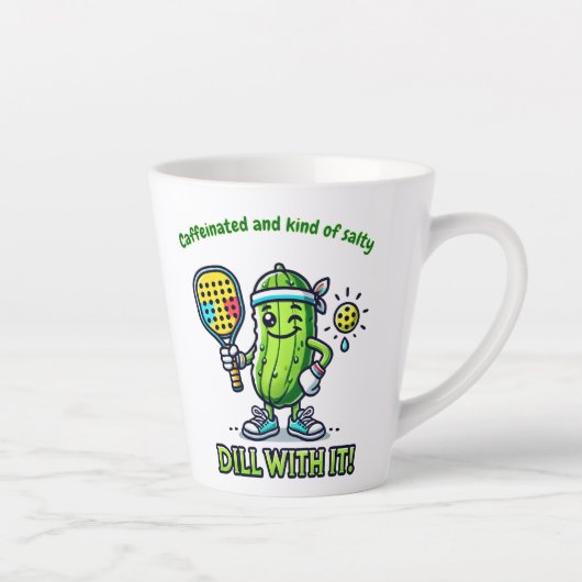 Pickleball Funny Coffee Mug Drinkware Kitchen カフェラテマグ (右)
