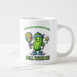 Pickleball Funny Coffee Mug Drinkware Kitchen ジャンボコーヒーマグカップ