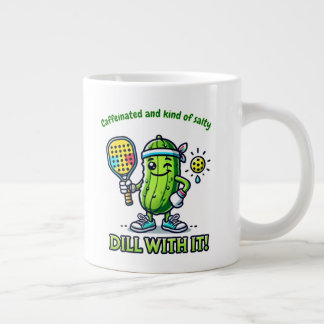 Pickleball Funny Coffee Mug Drinkware Kitchen ジャンボコーヒーマグカップ