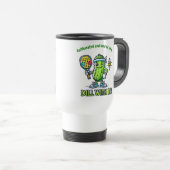 Pickleball Funny Coffee Mug Drinkware Kitchen トラベルマグ (正面右)