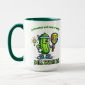Pickleball Funny Coffee Mug Drinkware Kitchen マグカップ (左)