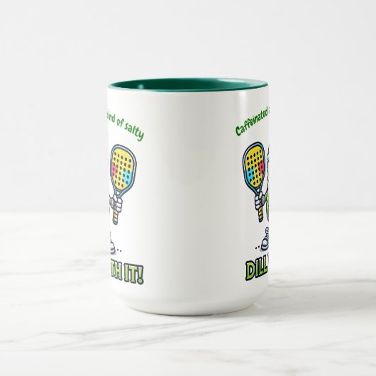 Pickleball Funny Coffee Mug Drinkware Kitchen マグカップ (中央)