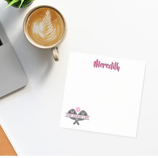 PIckleball Galグッドライフ ポストイット