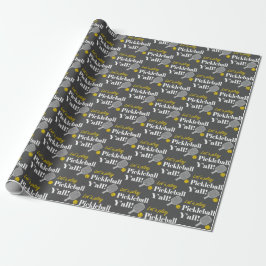 Pickleball Gift Wrap Let's Play Pickleball Team ラッピングペーパー
