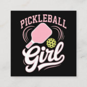 Pickleball Girl Player エンクロージャーカード (正面)