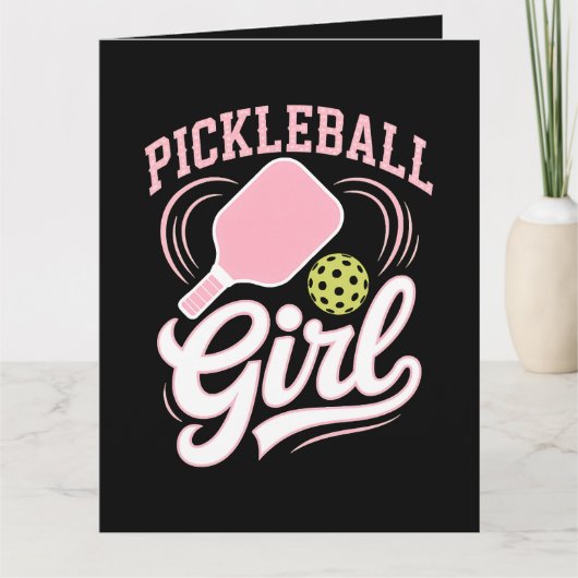 Pickleball Girl Player カード (正面)