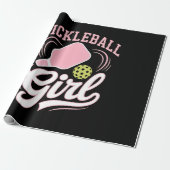 Pickleball Girl Player ラッピングペーパー (アンロールド)