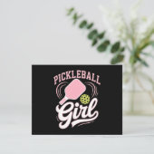 Pickleball Girl Player 招待状 (スタンド正面)
