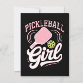 Pickleball Girl Player 案内状 (裏面)