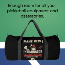 Pickleball Gym Bag Featuring The Intimidator