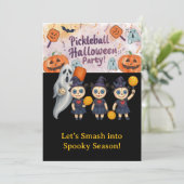 Pickleball Halloween Party 招待状 (スタンド正面)