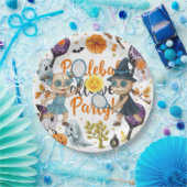 Pickleball Halloween themed for party  ペーパープレート (パーティー)