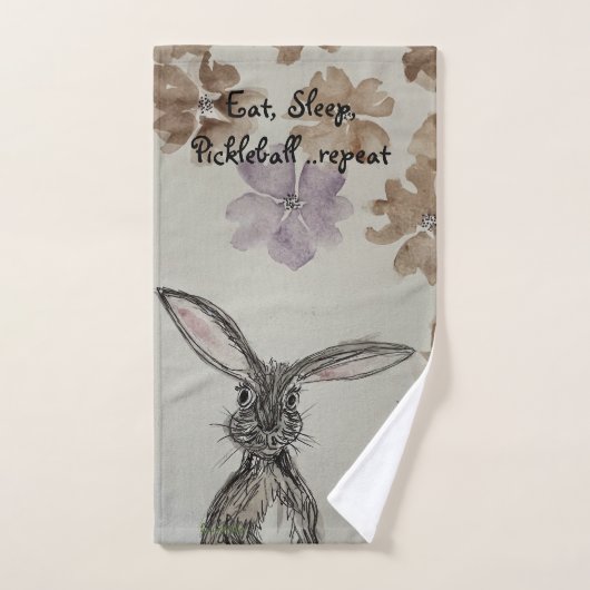 Pickleball Hand Towel ハンドタオル (ハンドタオル)