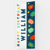 Pickleball Happy Birthday 横断幕 (縦)